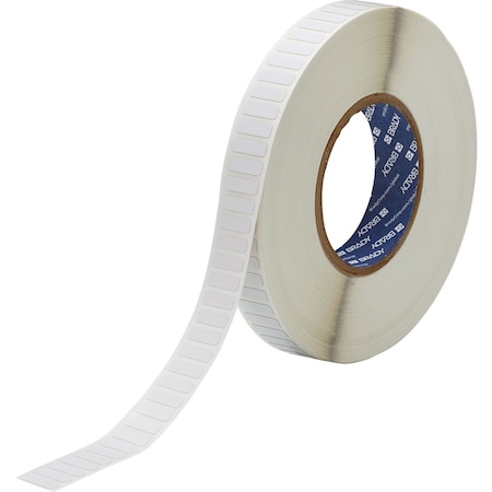 Brady Laser Markable Matte White Polyimide Labels 0.25 in H x 0.75 in W White 10000/RL LZR-46-734-10